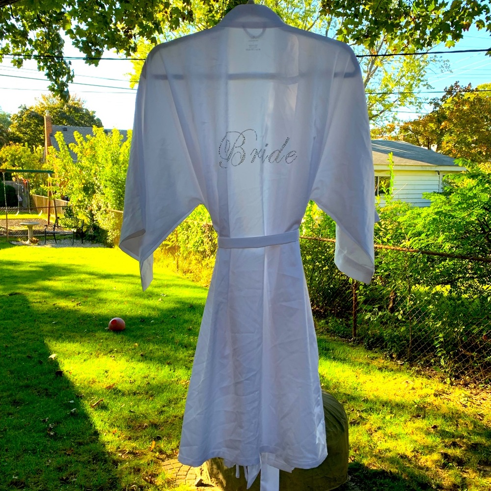 White Bride Robe Size Small